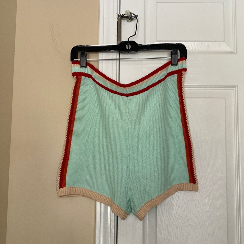 Anthropologie celandine colorblock sweater shorts